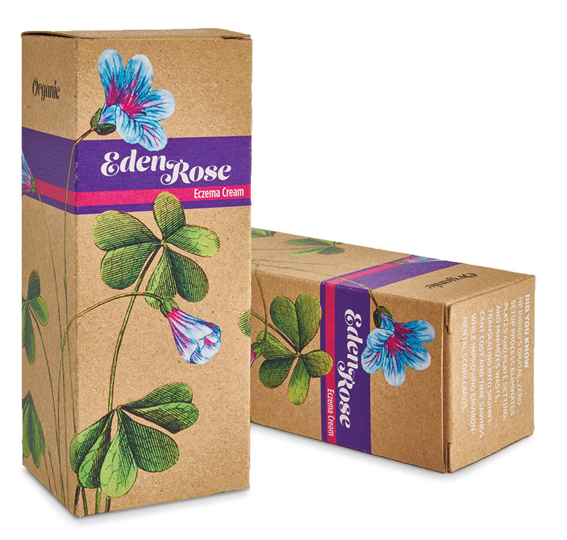 Packaging for Eden Rose eczema cream