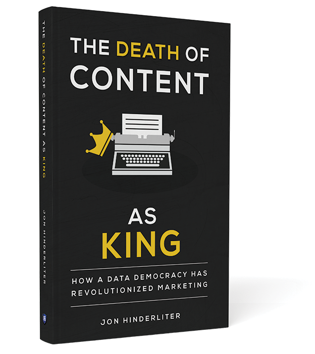 The Death of Content as King Book Cover