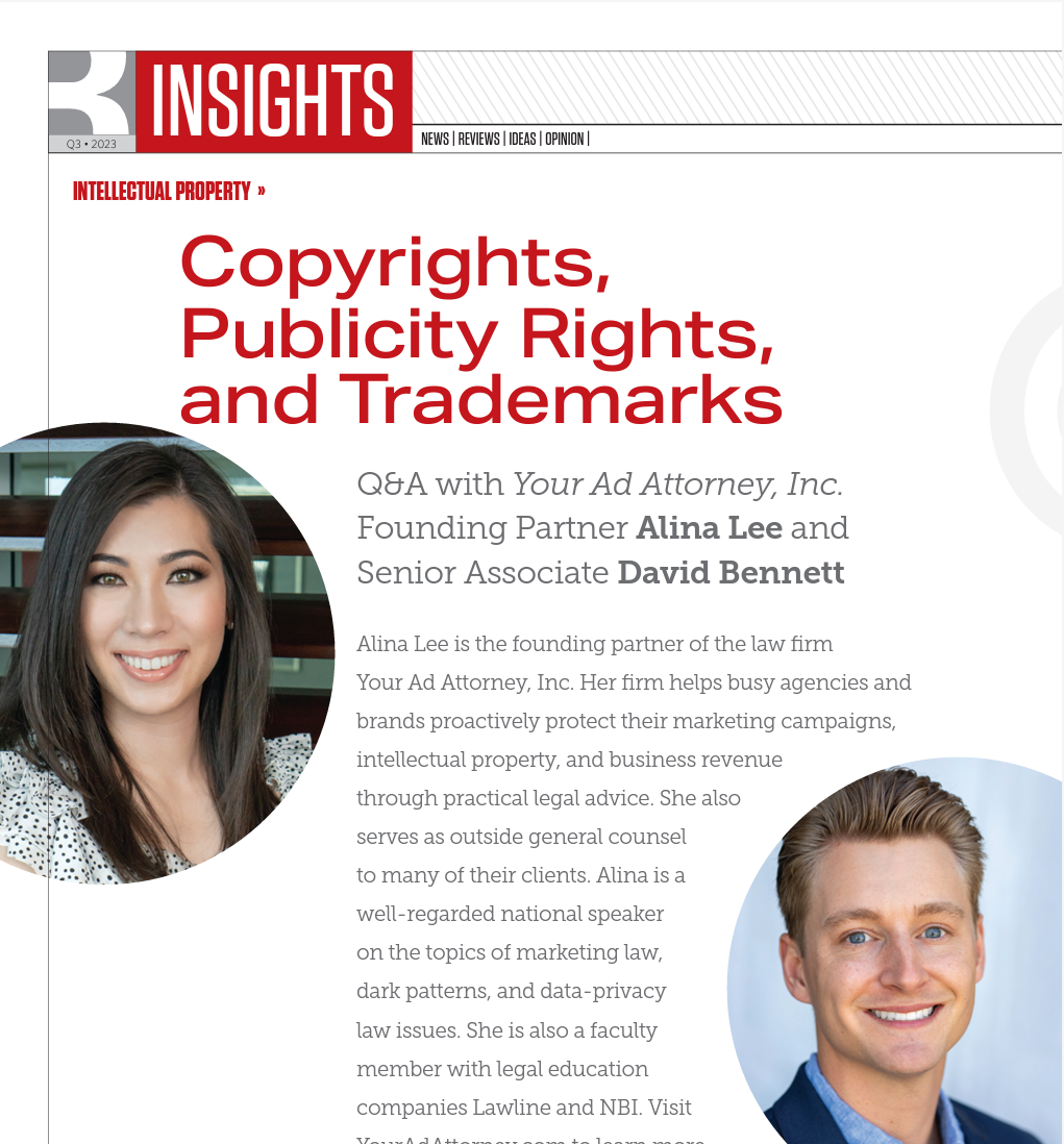 Insights: Copyrights, Publicity Rights, and Trademarks — Q3-2023